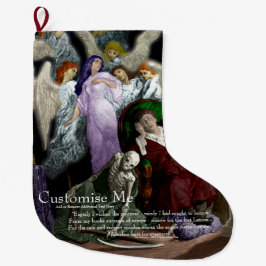 Calcetín Navideño Grande Lenore entre los Ángeles.