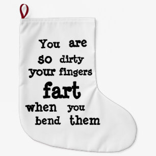 Calcetín Navideño Grande Línea Farty Fingers