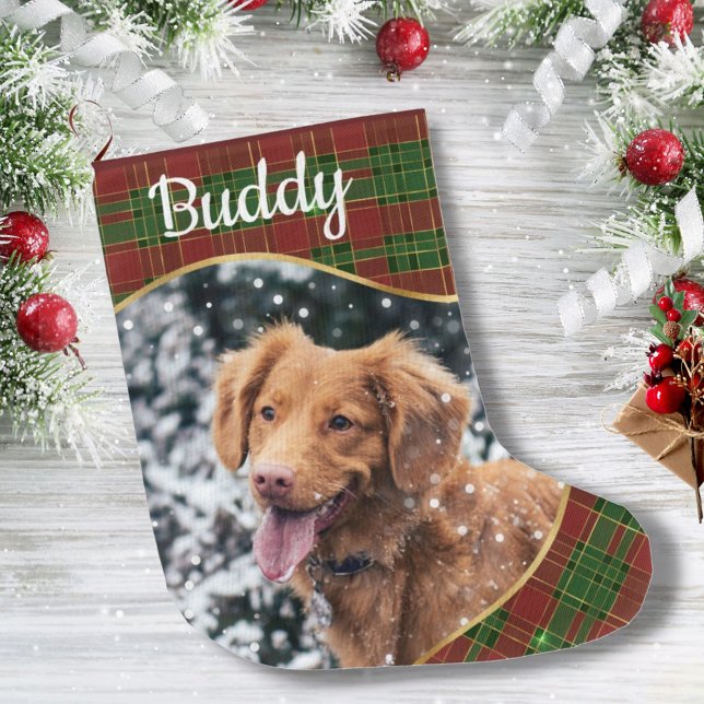 Calcetín Navideño Grande Los Navidades Mascotas modernos y personalizados s (Subido por el creador)