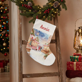 Calcetín Navideño Grande Magical Christmas Market