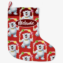 Malabarismos personalizados de oso polar chicas Na
