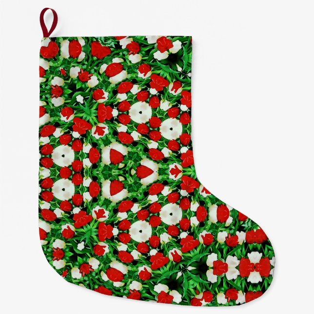 Calcetín Navideño Grande Media de Navidad (Anverso)