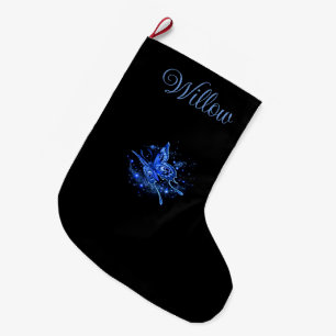 Calcetín Navideño Grande Moda lunar personalizada