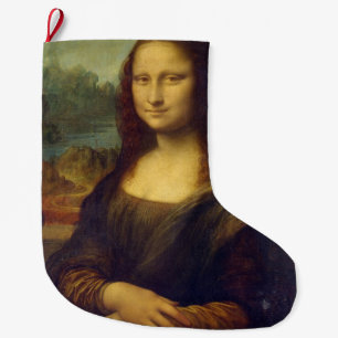 Calcetín Navideño Grande Mona Lisa