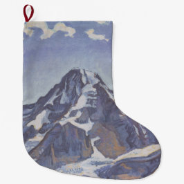 Calcetín Navideño Grande Monje Monje Con Nubes (Ferdinand Hodler)