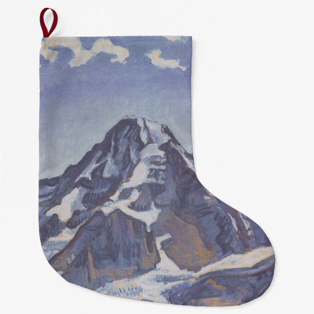 Calcetín Navideño Grande Monje Monje Con Nubes (Ferdinand Hodler) (Anverso)