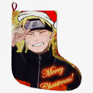 Calcetín Navideño Grande Naruto Christmas Stocking