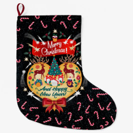 Calcetín Navideño Grande Navidades Candies