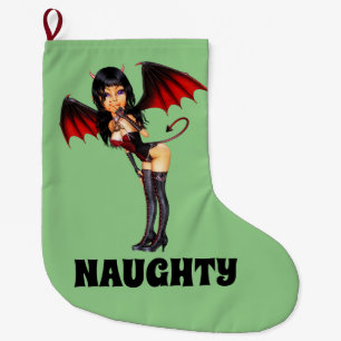 Calcetín Navideño Grande Navidades CHICAS MALDITOS BARE BUTT DEVIL