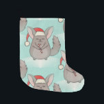 Calcetín Navideño Grande navidades chinchillas xmas stock<br><div class="desc">"navidades chinchillas",  "navidades feos",  "santa chinchillas",  "santa claus chinchillas",  "xmas chinchillas",  chinny,  chinmas,  "chinchillas lindas",  "animales lindos",  navidades,  xmas,  santa,  "santa claus" kawaii lindo y gracioso</div>