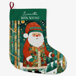 Calcetín Navideño Grande Navidades de Buon Natale