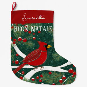 Calcetín Navideño Grande Navidades de Buon Natale