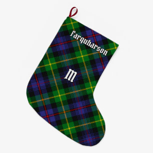Calcetín Navideño Grande Navidades de Clan Farquharson Tartan