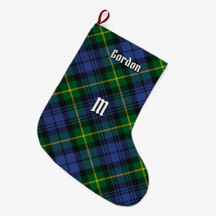 Calcetín Navideño Grande Navidades de Clan Gordon Tartan