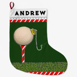 Calcetín Navideño Grande Navidades de golf