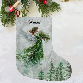 Calcetín Navideño Grande Navidades de Green Angel Stocking - Personalizado