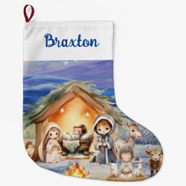 Calcetín Navideño Grande Navidades de la Natividad