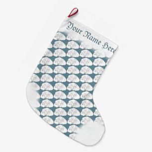 Calcetín Navideño Grande Navidades De Oso Alzando Al Personalizado Oso Pola