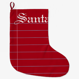 Calcetín Navideño Grande Navidades de papel para portátiles de la red Sant