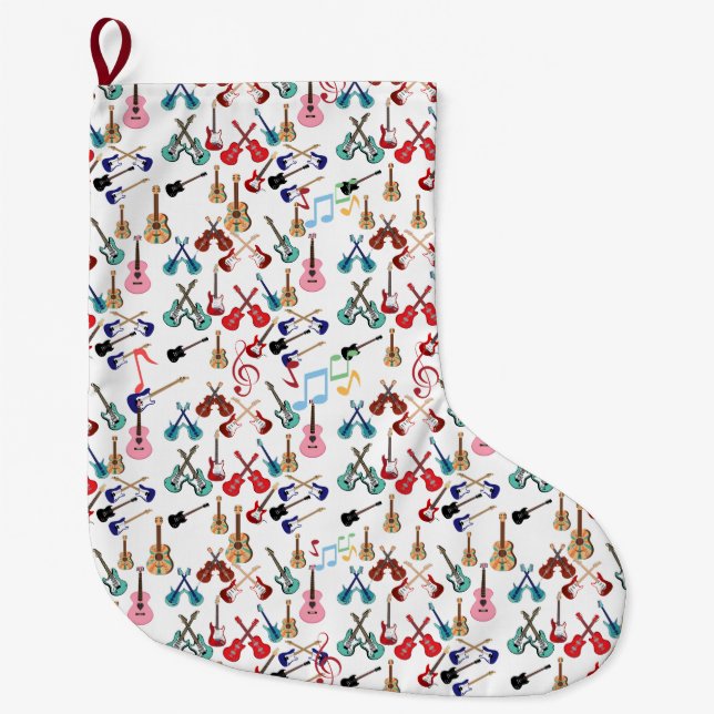 Calcetín Navideño Grande Navidades de pie (Anverso)