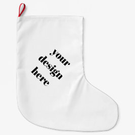 Calcetín Navideño Grande Navidades de pie