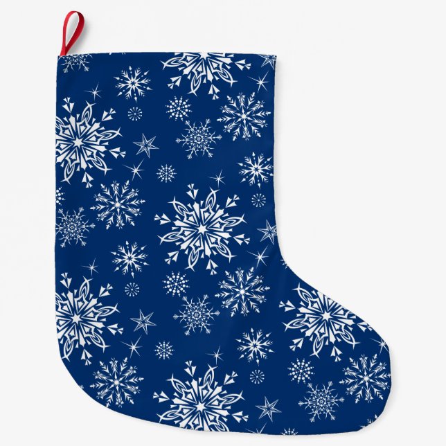 Calcetín Navideño Grande Navidades de pie (Anverso)