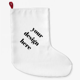 Calcetín Navideño Grande Navidades de pie