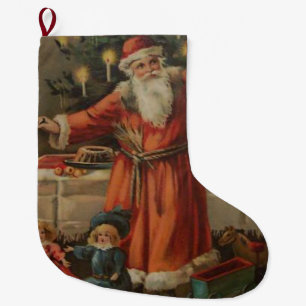 Calcetín Navideño Grande Navidades de pie, Navidades de cosecha