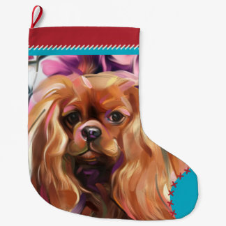 Calcetín Navideño Grande Navidades de Ruby Cavalier, color turquesa rojo