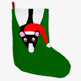 Calcetín Navideño Grande Navidades de Santa Rata