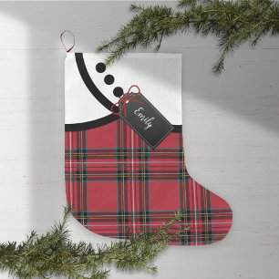 Calcetín Navideño Grande Navidades de Tartan Tidings