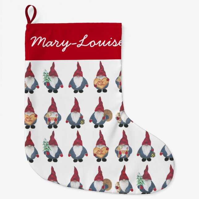 Calcetín Navideño Grande Navidades de Tomten (Anverso)