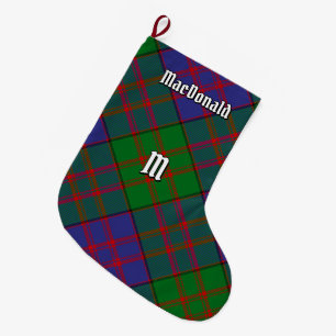 Calcetín Navideño Grande Navidades del Clan MacDonald Tartan