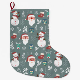 Calcetín Navideño Grande Navidades inteligentes