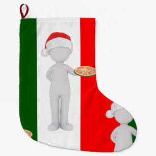 Calcetín Navideño Grande navidades italianos navideños