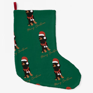 Calcetín Navideño Grande Navidades mascotas de Green Dachshund