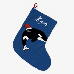 Calcetín Navideño Grande Navidades Orca Killer Whale