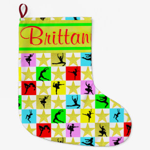 Calcetín Navideño Grande Navidades PERSONALIZADOS DE BALLERINA STAR