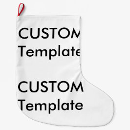 Calcetín Navideño Grande Navidades personalizados en reposo - Impresión de 