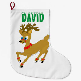 Calcetín Navideño Grande Navidades renos