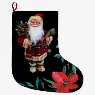 Calcetín Navideño Grande Navidades, Santa