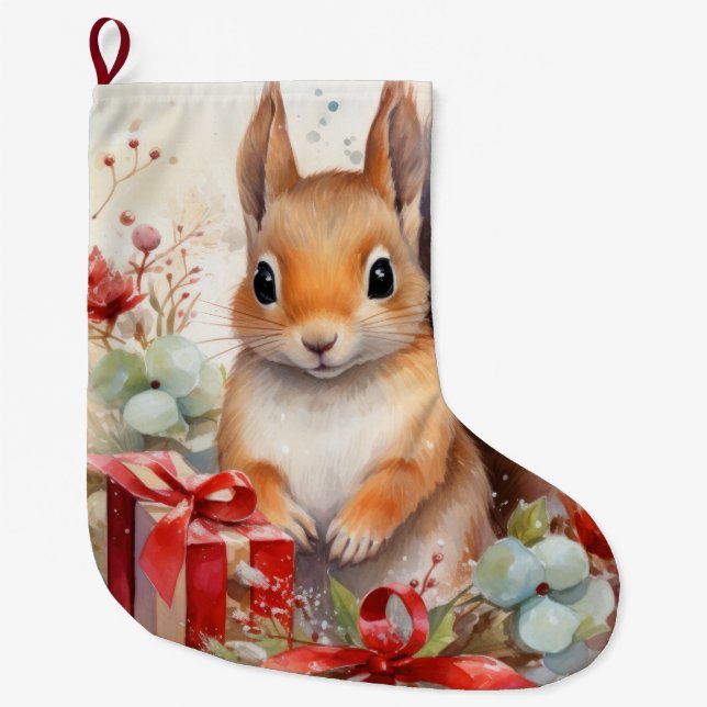 Calcetín Navideño Grande Navidades Stockings (Anverso)