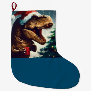 Calcetín Navideño Grande Navidades T-Rex 1