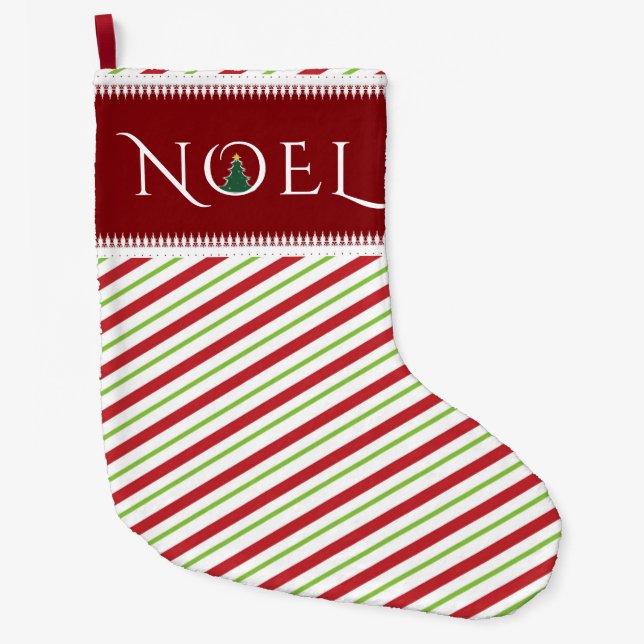 CALCETÍN NAVIDEÑO GRANDE NOEL (Anverso)