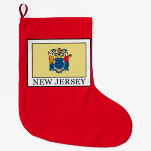 Calcetín Navideño Grande Nueva Jersey