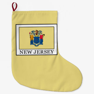 Calcetín Navideño Grande Nueva Jersey