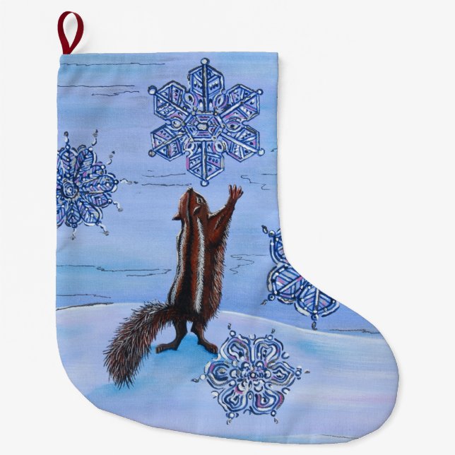 Calcetín Navideño Grande ¡Oh tan cercano! (Anverso)