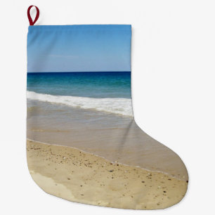 Calcetín Navideño Grande Olas oceánicas