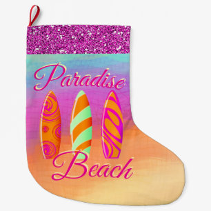 Calcetín Navideño Grande Paradise Beach Surfboards