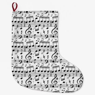 Calcetín Navideño Grande Partitura
